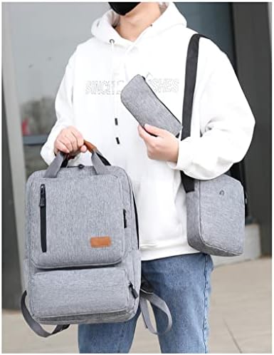 Cicilin erkek dizüstü bilgisayar seyahat sırt çantası Seti Bilgisayar Çantaları İş Koleji okul sırt çantası açık gri