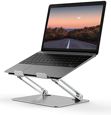Masa için DowhYoke Dizüstü Bilgisayar Standı, Taşınabilir Dizüstü Yükseltici, Masa için Ayarlanabilir Alüminyum Dizüstü Bilgisayar