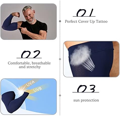 Yeni Artı Boyutu Kol Kollu UV Güneş Koruma Dövme Cover up Sıkıştırma Soğutma kol kapağı Buz İpek Koşu Kollu Boyutu L-XL (8