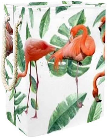 Unicey Flamingo Tüneyen çamaşır sepeti Su Geçirmez Depolama kollu sepet Ev Kreş Koleji Yurt