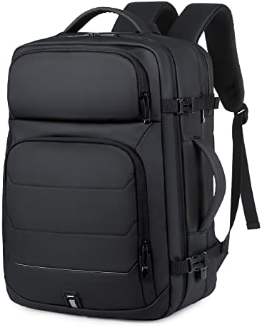 32L Seyahat Laptop Sırt Çantası Erkekler için Fit 16 İnç Dizüstü, uçuş Onaylı Bavul Sırt Çantası Üzerinde Taşımak, genişletilebilir