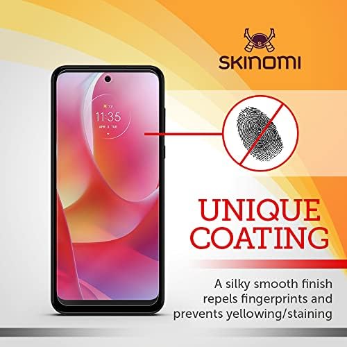 Skinomi Mat Ekran Koruyucu ile Uyumlu Motorola Moto G Güç (2022,6, 5 inç) (2'li Paket) Parlama Önleyici Mat Cilt TPU Kabarcık