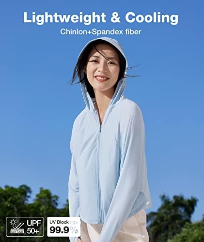 Kadın UPF 50 + Kırpılmış Güneş Koruyucu Ceket-Yaz Açık Hava Etkinlikleri için Mükemmel