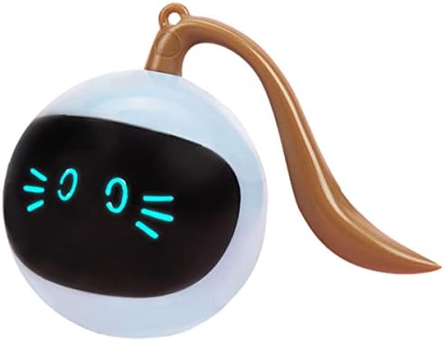 Otomatik Kedi Topu Renkli LED Kedi Egzersiz Topu Oyuncak İnteraktif 1000mAh USB Şarj Edilebilir Kendinden Hareketli Top Oyuncak