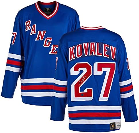 Alexei Kovalev New York Rangers İmzalı Retro Fanatik Forması - İmzalı NHL Formaları