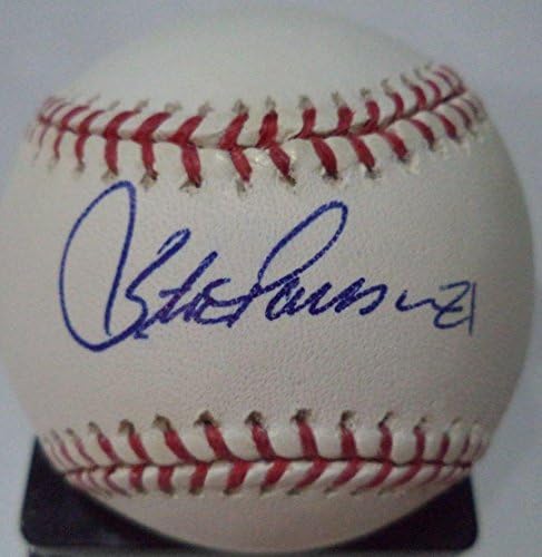 Steve Tolleson Orioles A'nın İmzalı Beyzbol Ligi W / coa İmzalı Beyzbol Topları