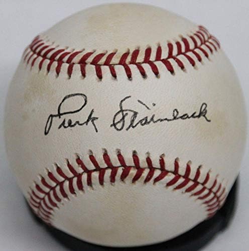 İmzalı Rawlings Tuck Stainback Beyzbol Jsa Cubs Brooklyn Dodgers Yankees Otomatik İmzalı Beyzbol Topları