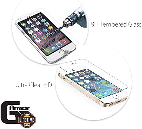 G-Armor 2 Paket Ekran Koruyucu iPhone 13 Mini Temperli Cam Ekran Koruyucu, Telefon Kılıfı Dostu, Ömür Boyu Değiştirme, 5,4