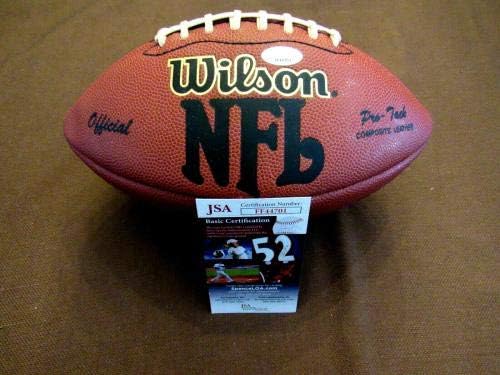 New York Giants Wellington Mara Frank Gifford İmzalı Otomatik Wilson Futbolu Jsa İmzalı Futbol Topları