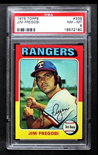 1975 Topps 339 Jim Fregosi Teksas Korucuları (Beyzbol Kartı) PSA PSA 8.00 Korucular