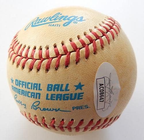 Jose Canseco Resmi Rawlings AL Beyzbol JSA Otomatik İmza İmzaladı-İmzalı Beyzbol Topları