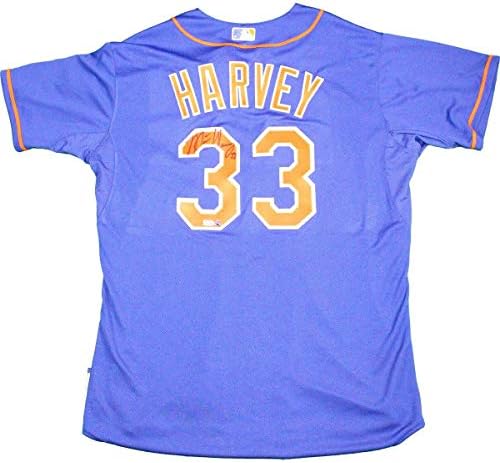 Matt Harvey New York Mets İmzalı Mavi Otantik Forma (MLB Authentic) - İmzalı MLB Formaları
