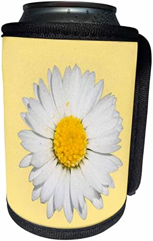 3dRose Güzel Sarı ve Beyaz Papatya Çiçeği Kesti. - Şişe Sargısını Soğutabilir (cc-370947-1)