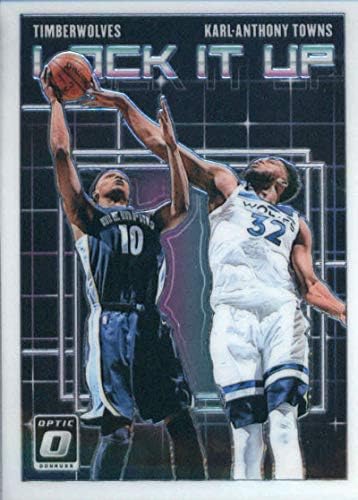 2018-19 Donruss Optik Kilitle 10 Karl-Anthony Kasabaları Minnesota Timberwolves NBA Basketbol Ticaret Kartı