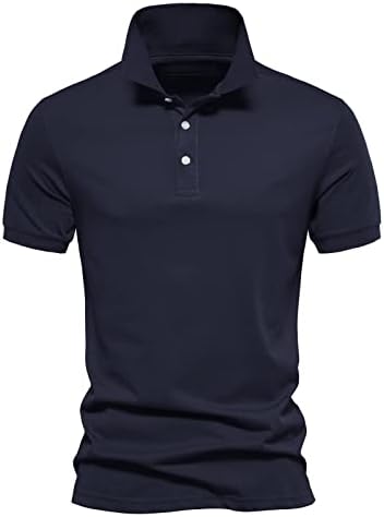 Erkek Polo Gömlekleri, Yaz Erkek Elastik Kısa Kollu Golf Kısa Kollu Üst