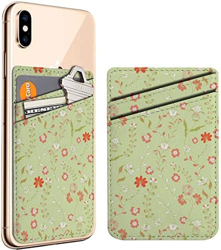 (Çiçek Karalamalar Tekstil) cep Telefonu Sopa KIMLIK Kredi Kartı Deri Tutucu Cüzdan Cep Kılıfı Kol, iPhone ile Uyumlu, Samsung