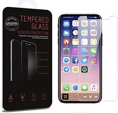 ıPhone X Ekran koruyucu, 2 Paket Temperli cam Anti-parmak izi yüksek ışık penetrasyon sertliği Çizilmez Kabarcıksız