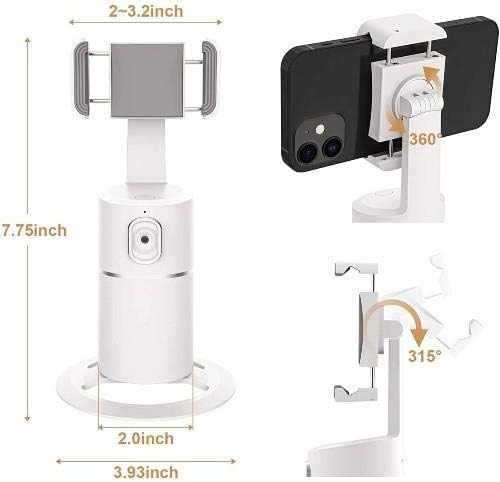 BLU C6L (2021) ile Uyumlu BoxWave Standı ve Montajı (BoxWave ile Stand ve Montaj) - PivotTrack360 Selfie Standı, BLU C6L