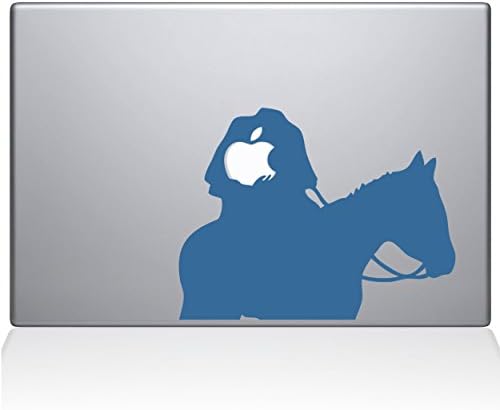 Çıkartma Gurusu Başsız Süvari MacBook Çıkartma Vinil Çıkartması-12 MacBook - Açık Mavi (1080-MAC-12M-LB)