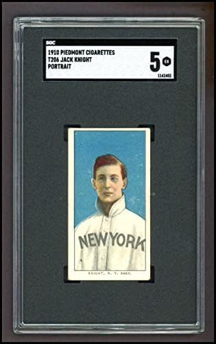 1909 T206 İÇİN Jack Knight New York Yankees (Beyzbol Kartı) (Portre) SGC SGC 5.00 Yankees