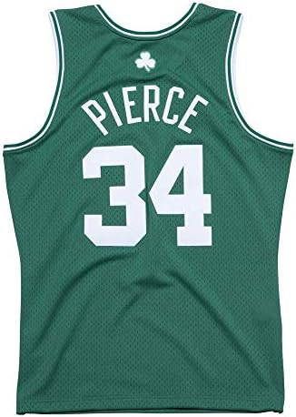 Mitchell & Ness erkek Boston Celtics Paul Pierce 2007-08 Parke Klasikleri Yeşil Swingman Forması