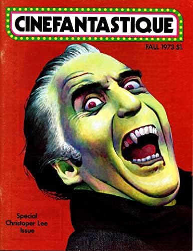 1973 VİNTAGE Cinefantastique Cilt 3 Sayı 1 Dergi-Christopher Lee Sayısı