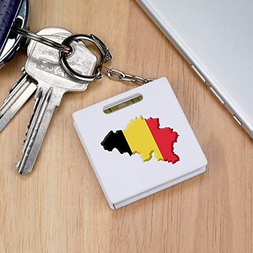'Belçika Ülkesi' Anahtarlık Mezura / Su Terazisi Aleti (KM00029117)