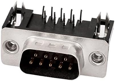 Aexit D-SUB DB9 Ses ve Video Aksesuarları 2 Satır 9 pins RS232 Erkek Lehim Tipi Adaptör Konnektörü Bükülmüş Kaynak Konnektörleri