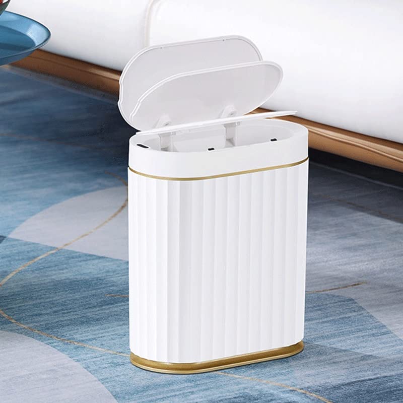 UXZDX Akıllı çöp kutusu sensörlü çöp kovası Can Mutfak çöp Tenekesi Banyo çöp tenekesi Aile Oturma Odası Çatlak çöp tenekesi