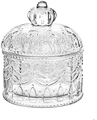 DLıQ Temizle kristal cam şekerlik yaratıcı cam saklama kutusu takı saklama kutusu için uygundur aile mutfak