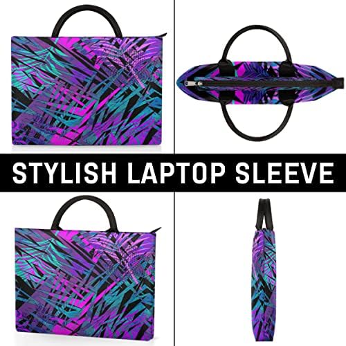 DJYQBFA Serin Graffiti Desen Laptop Çantası 15.6 inç Dayanıklı Kumaş Notebook Çantası Çantası Benzersiz Desen laptop çantası