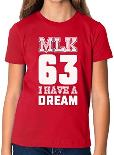 Vizor Dr Martin Luther King Jr Gençlik T Shirt Tees Ben Bir Rüya Var