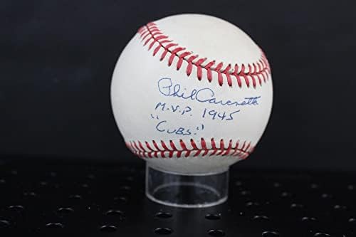 Phil Cavaretta İmzalı (MVP) Beyzbol İmzası Otomatik PSA / DNA AH81285 - İmzalı Beyzbol Topları