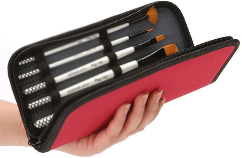 WYFDP 10 Naylon Suluboya Fırçaları Fırça Seti Boyama Malzemeleri Profesyonel Fırça Seti Sanatçı Fırçaları (Renk: A, Boyut