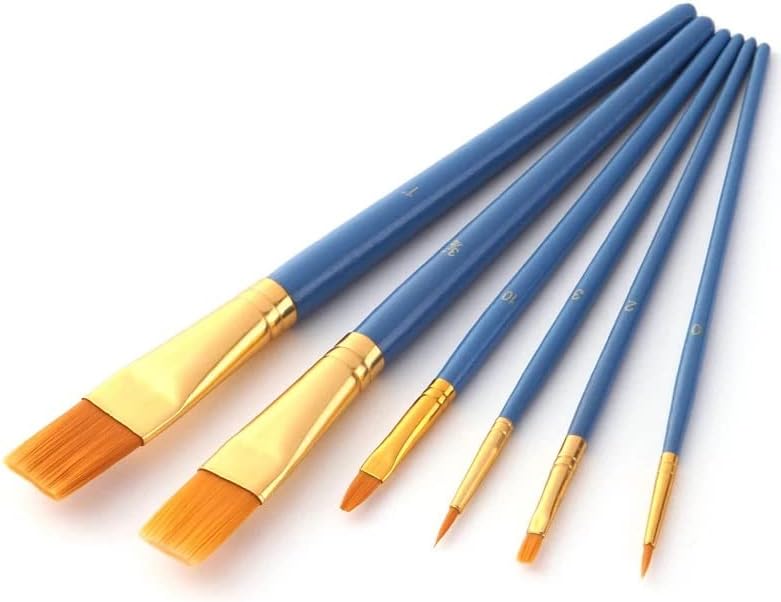 BHVXW Profesyonel Naylon Saç Boya Fırçaları Kalem Yağ Suluboya Çizim Boyama Fırça Kalemler Sanat Kırtasiye Malzemeleri