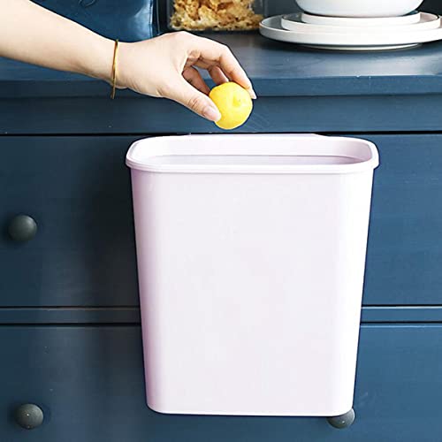 UPKOCH 1 pc Organizatör Çöp banyo Kutusu Çöp Masaüstü Containerapricot Araba Yatak Odası Mutfak Kayısı için Kapı Asılı Can