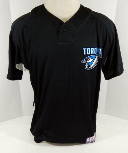 2008-10 Toronto Blue Jays 72 Oyunda Kullanılan Siyah Forma Vuruş Antrenmanı ST 48 097-Oyunda Kullanılan MLB Formaları