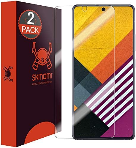 Skinomi Ekran Koruyucu ile Uyumlu Samsung Galaxy A71 5G (6.7 inç) (2-Pack) Temizle TechSkin TPU Anti-Kabarcık HD Film