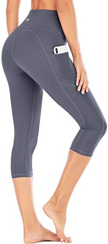 IUGA Premium pantolon Seti (Boyut X-Large)- Cepli Kadınlar için 1 Kapri Tayt, Cepli 1 Motorcu Şortu Kadın Egzersiz Yoga Şortu