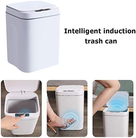 TKFDC Akıllı çöp tenekesi Otomatik sensörlü çöp kovası Akıllı Sensör Elektrikli çöp kutusu Ev çöp kutusu Mutfak Banyo Çöp