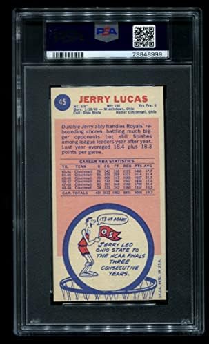 1969 Topps 45 Jerry Lucas Altın Eyalet Savaşçıları (Basketbol Kartı) PSA PSA 7.00 Savaşçılar Ohio St