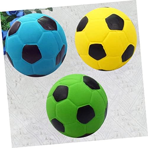 INOOMP 3 adet Sondaj Futbol Oyuncak Top Çiğnemek Oyuncaklar Köpekler için Çiğnemek Oyuncaklar Çocuklar için Sıçrama Oyuncak