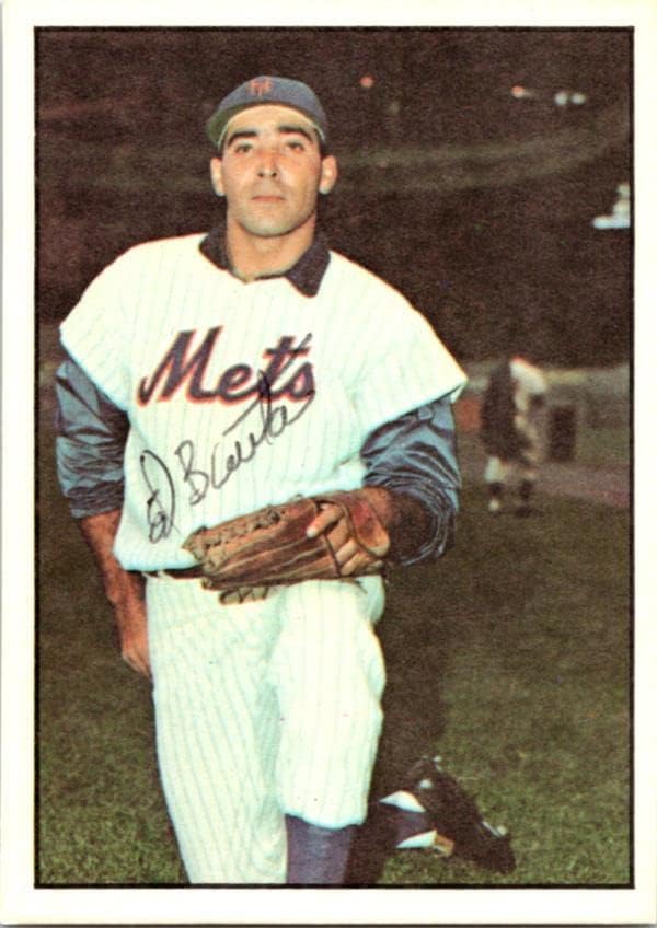 Ed Bauta imzalı beyzbol kartı (New York Mets) 1976 SSPC 56-Beyzbol Slabbed İmzalı Kartlar