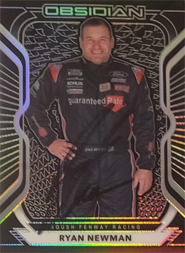 Ryan Newman imzalı Ticaret Kartı (Otomobil Yarışı, NASCAR, SC) 2021 Panini Chronicles Obsidyen 38-İmzalı NASCAR Kartları