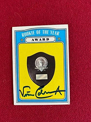 1972, Vince Coleman, İmzalı (JSA) TOPPS ROY Kart Vintage (Kıt) - Beyzbol Slabbed İmzalı Kartlar
