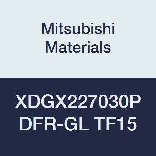Mitsubishi Malzemeleri XDGX227030PDFR-GL TF15 Kaplamalı Karbür Freze Ucu, Kaplamasız, G Sınıfı, Keskin Honlama, Özel Tasarım,