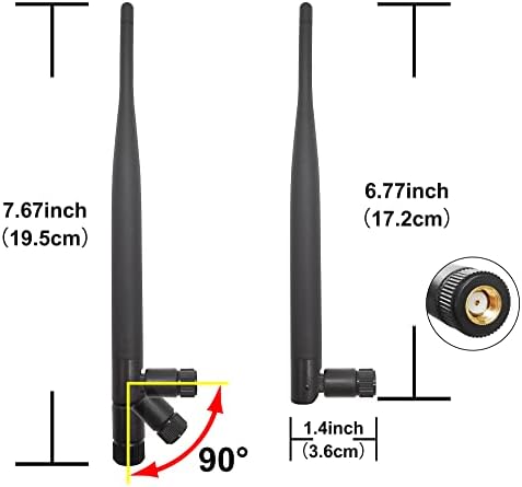 915 MHz LoRa Anten Omni 5dbi Kazanç SMA Erkek Konnektör 2 ADET