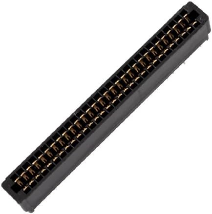 Aexıt Siyah Çift Ses ve Video Aksesuarları Satır 60 Pins 2.54 mm Pitch PCB kartı Konnektörler ve Adaptörler Soket Başlıkları